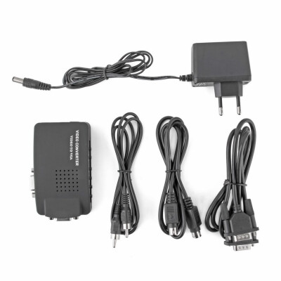 

PC Laptop Composite AV/ Video To VGA TV Converter Monitor Adapter Switch Box