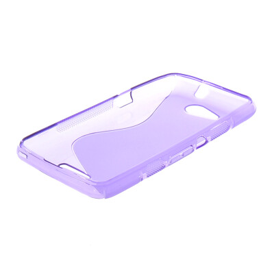 

MOONCASE S - Line Soft Silicone Gel TPU Protective Case Flexible Shell Protective Case Cover for Sony Xperia E4G Purple