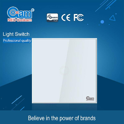 

NEO Coolcam Zwave Wall Light Switch 1CH Gang Z Wave Wireless Smart Remote Control EU Light Switch Home Automation