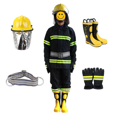 

Dongan 02 fire service suit flame retardant clothing firefighter battle suit L boots 42 yards fire rescue service mini fire station fire equipment