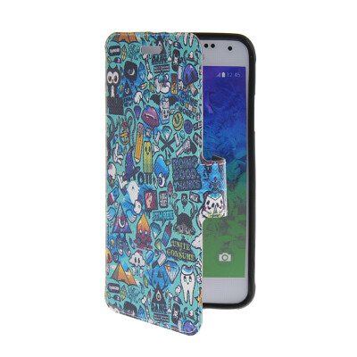 

MOONCASE Cute Pattern Leather Side Flip Wallet Pouch Stand Shell Back Case Cover For Samsung Galaxy Alpha G850F