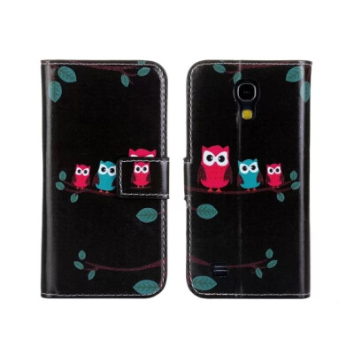 

MOONCASE Cute Owl Style Flip Leather Wallet Card Slot Pouch Stand Back Case Cover For Samsung Galaxy S4 Mini I9190