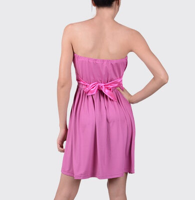 

Womens Sexy Club Strapless Mini Stretchy Short Cocktail Beach Tube Dress