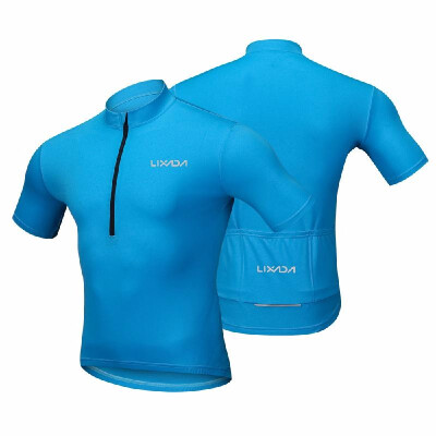 

Romacci Lixada Mens Cycling Jersey Breathable Quick Dry Bike Biking Short Sleeve Shirt