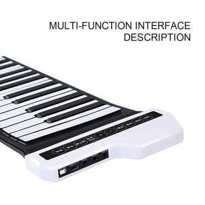 

HiFing 88 Keys Rechargeable Roll Up Piano Keyboard Portable Foldable Silicon Flexible Electronic Piano Keyboard for Beginner