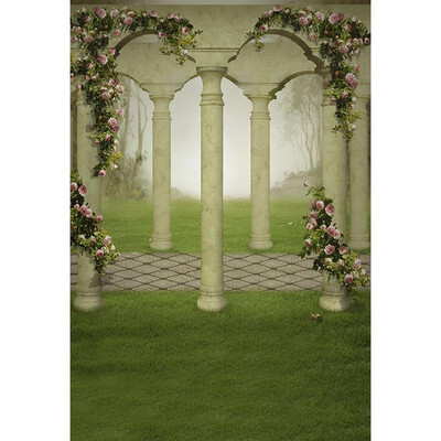 

Morning Fog Gallery Photo Backdrop 57FT Vinyl Fabric Cloth Digital Printing Photo Background S-3155