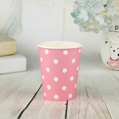 

FANLUS Creative Princess Friendship Birthday Party Paper Cups Disposable Tableware 6pcs Multi Color Party Supplies