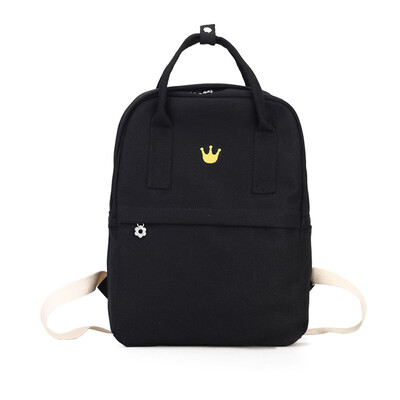 

New Korean Canvas Backpack for Women Teenage Girls School Simple Shoulder Bag Female Large Capacity Portable Schoolbag Mochila
