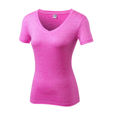 

Women Gym Yoga T-shirt Jersey Sport Suit Quickly Dry Short Running Clothes