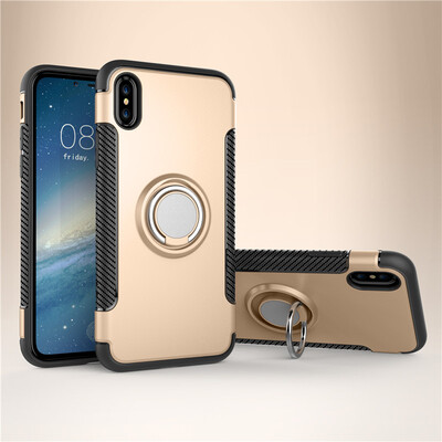 

Apple iPhone х броневичек магнитных отсос кольцо от силиконовой тпу тяжело PC телефон дело