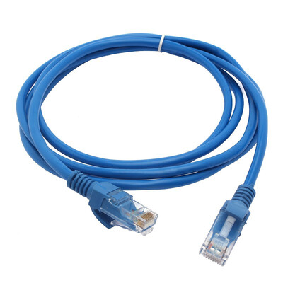 

HOT SALE NEW 1.6M 1FT 1 FT ETHERNET NETWORK BLUE CAT5 CAT5E CABLE BLUE 83064