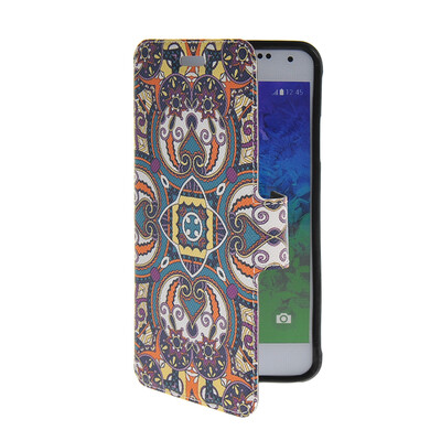 

MOONCASE Cute Pattern Leather Side Flip Wallet Pouch Stand Shell Back ЧЕХОЛ ДЛЯ Samsung Galaxy Alpha G850F