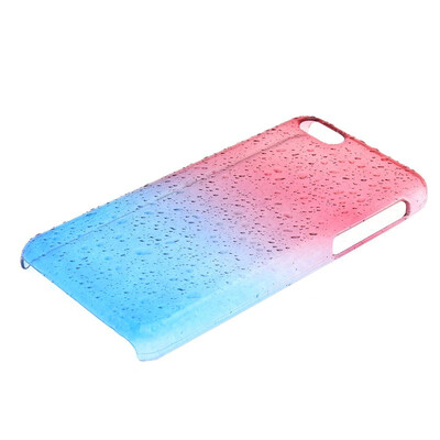 

Red Blue Beand Water-Drop Design Hard Case Cover For iPhone 5CFREE Screen Protector Pen