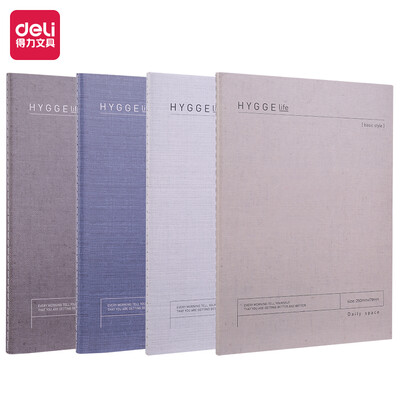 

Deli deli 4 B560 page imprint series stitching soft copybook notebook FB560-4