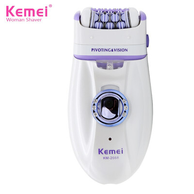 

Kemei New 2 in 1 Women Shaving Wool Device Electric Shaver Knife Wool Shaver Epilator Lady Shaver Womens Care