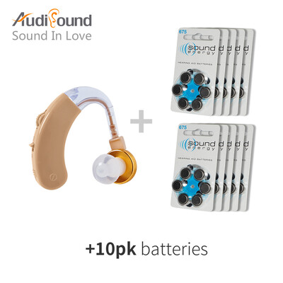 

Устройства для прослушивания Brand New Audisound Усилитель звука для слухового аппарата для старейшины с батареей CARD A675 60PCS / 10