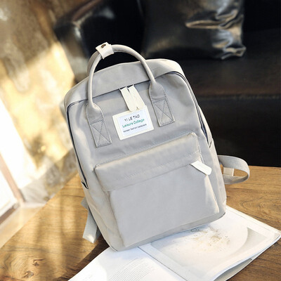 

2018 Waterproof Oxford Double Shoulder Bag for Female New Tide Students Leisure Travel Backpack