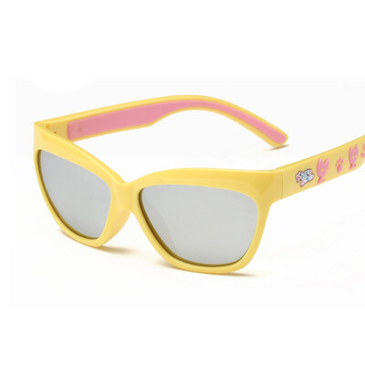 

FEIDU Brand Fashion Cute Kids Sunglasses Polarized Plastic Cat Eye Sun glasses Boys Girls Goggles Eyewear child Gafas De Sol