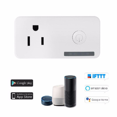 

WiFi Smart Plug Mini Smart Socket Support Timing Function Remote Control Voice Control for Amaz-on Ale-xa And for Goog-le Home IF