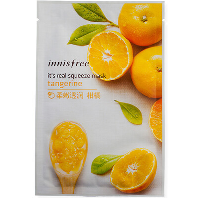 

Innisfree really fresh moisturizing mask - citrus 20ml moisturizing moisturizing sleep skin care skin care products