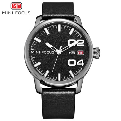 

MINI FOCUS Fashion BusinessLeather Strap Men Watch MF0022G