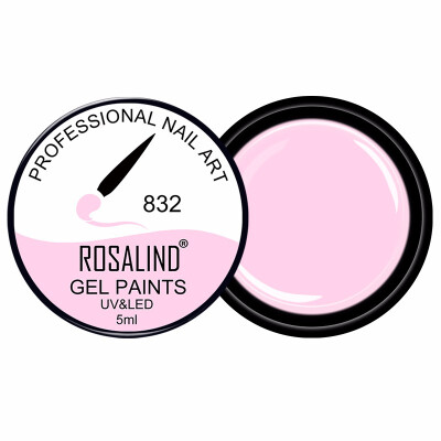 

ROSALIND Gel Varnish 5ml 142 Pure Colors UV Gel Manicure DIY Nail Art Gel Polish Design Nail Painting Color gel lacquer801-880