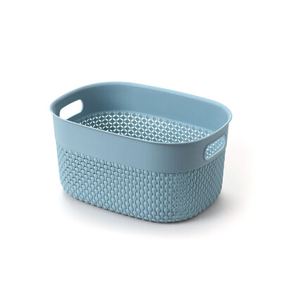 

Yimei home products emc desktop storage basket fashion portable finishing basket sundries storage box office storage box medium YM-3957