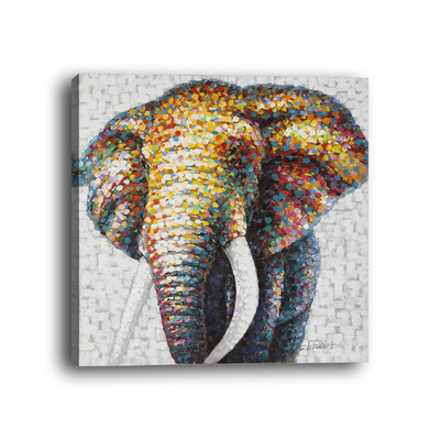 

Framed canvas modern living room bedroom background wall abstract still life elephant decorative painting