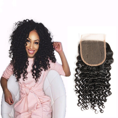 

Dream Like Unprocessed Curly Human Hair Indian Virgin Curly Hair 4 Bundles with Closure