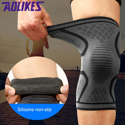 

1PCS Fitness Running Cycling Knee Support Braces Elastic Nylon Sport Compression Knee Pad Sleeve for Basketball Volleyball