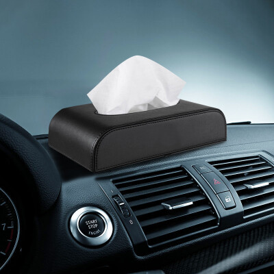 

AOYALE car tissue box cover Mercedes-Benz Land Rover Audi Volkswagen Honda Toyota Buick Peugeot car tissue boxed car paper car home black