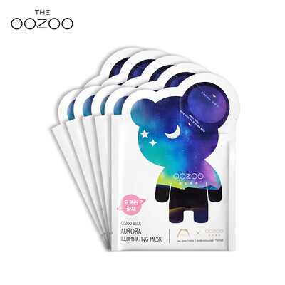 

OOZOO Aozhuo Aurora bear radiance mask control oil hydrating mask female self-employed 27ml5