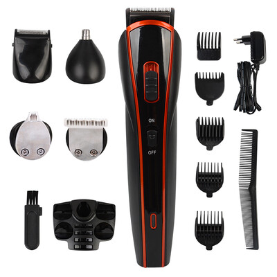 

5 in 1 Rechargeable Hair Trimmer Hair Clipper Electric Shaver Beard Trimmer Men hair cut tools Shaving Machine