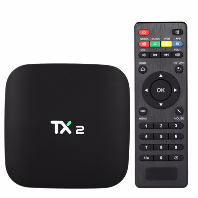 

TX2 2GB 16GB Rockchip RK3229 Android 60 TV BOX Bluetooth 21 4K 60tps 24GHz HD WiFi Media Player IPTV Smart Set-top Box