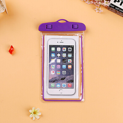 

New Fashion Universal Waterproof Phone Pouch For Apple iphone 3 3G 3GS 4 4S 5 5C 5S SE Swimming Transparent Bag Luminous Case