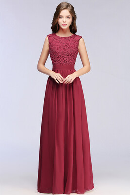 

Lace Long Prom Dresses 2018 Lace Ruched Floor Length Formal Party Evening Bridesmaid Dresses