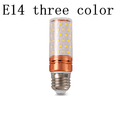 

3 Color In 1 E27 E14 LED Bulb SMD2835 220V Corn Bulb 60 LEDs Candle LED Light 8W12W16W For Home Decoration