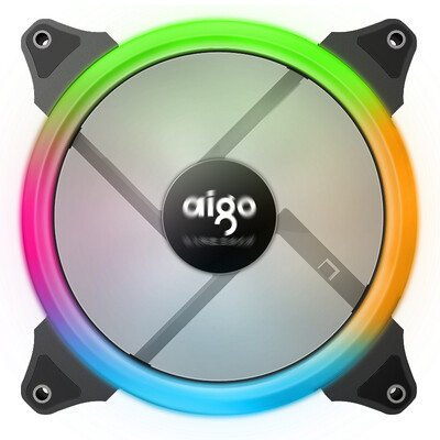 

Patriot aigo Aurora Symphony Edition 14CM computer chassis fan 6P interface water cooling exhaust cooling damping pad gift 4 screws