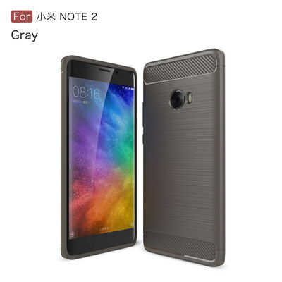 

For Xiaomi Note2 Carbon Fiber Phone Cases Soft Anti-Knock Cover For Xiaomi Note 2 case