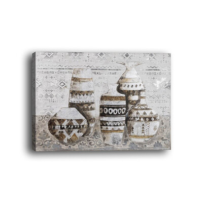 

Framed canvas modern living room bedroom background wall abstract still life bottle jar decorative painting