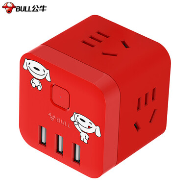 

Jingdong JOY custom models Bull BULL Rubiks cube smart USB socket JOY custom version plug-in board plug row GN-U303WJ wireless Rubiks cube USB socket