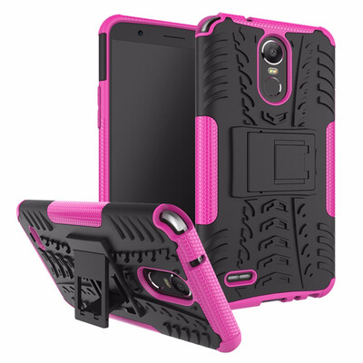 

Goowiiz Phone Case For LG Stylus 3 2017Stylus Q6Q6αQ6 PlusG6 Mini Armor Tire Texture Rugged Protection PCTPU