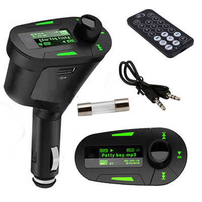 

Автомобильный комплект MP3-плеер беспроводной FM передатчик модулятор USB LCD дистанционного
