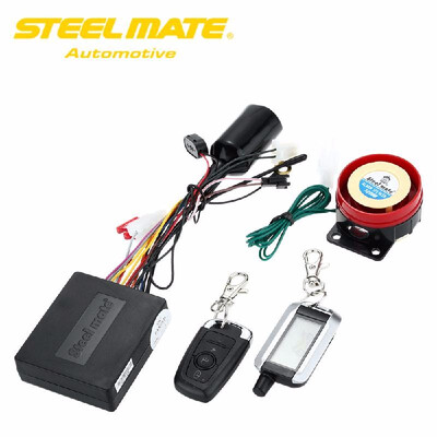 

Steelmate 986XO 2 Way Motorcycle Alertor System Remote Engine Start Water Resistant ECU with LCD Transmitter Motorcycle Security S