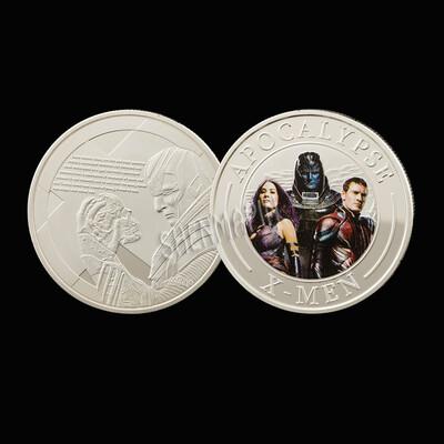 

X-men apocalypse gold coin marvel comics coin collection