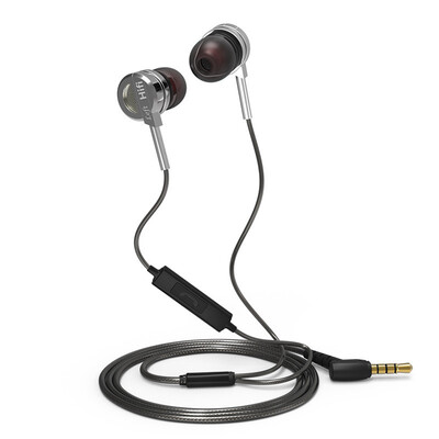 

DM9 Metal Mobile Phone Headphones Ultra-clear Sound Effects Subwoofer In-ear Wired Noise Reduction Music Games Universal Headphone