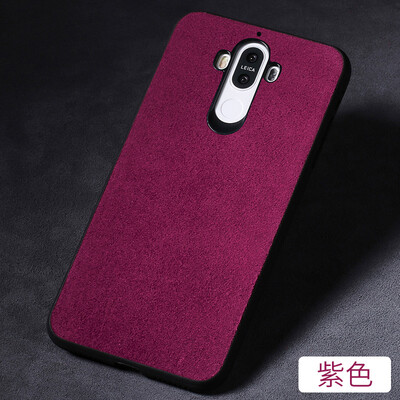 

Genuine Leather Phone Case For Huawei Mate 9 10 Suede leather Back Cover For P9 P10 Plus Cases
