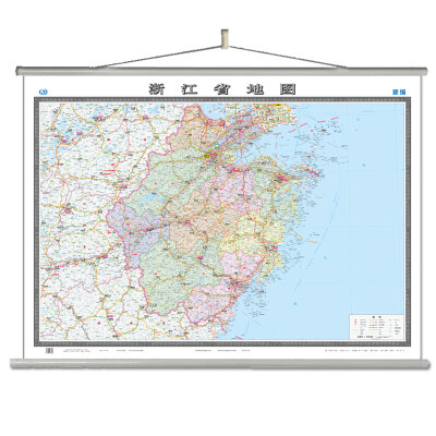 

浙江省地图挂图（无拼缝专用挂图 1495mm*1070mm）