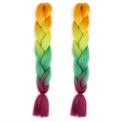 

2T 3T Jumbo Braids Hairstyles Hair For Russian Women Colors Synthetic Braiding Hair
