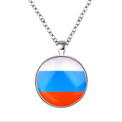 

2018 FIFA World Cup Россия Ожерелье Unisex Top 32 национальных флагов покрыло ожерелье 20 Cm